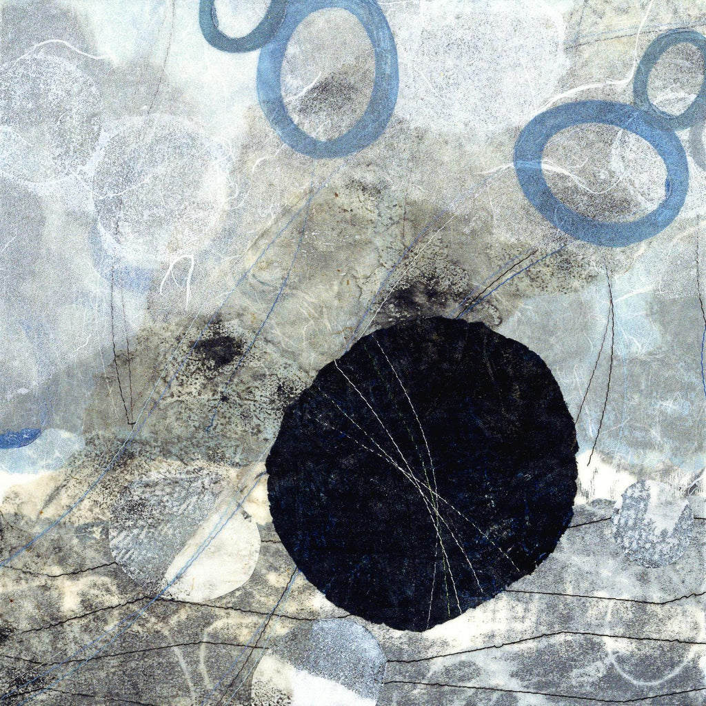Pathways II : Crash de David Owen Hastings sur GIANT ART - abstrait bleu