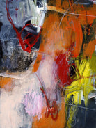 Flurry by Charlotte Foust on GIANT ART - orange abstract