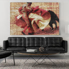 San Miguel, Bullfight #1 by Doug Landreth on GIANT ART - red everyday life