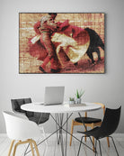 San Miguel, Bullfight #1 by Doug Landreth on GIANT ART - red everyday life