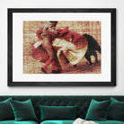San Miguel, Bullfight #1 by Doug Landreth on GIANT ART - red everyday life