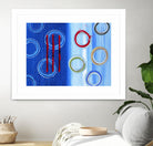 Space I by Lee Crew on GIANT ART - red abstract