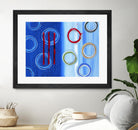 Space I by Lee Crew on GIANT ART - red abstract