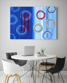 Space I by Lee Crew on GIANT ART - red abstract