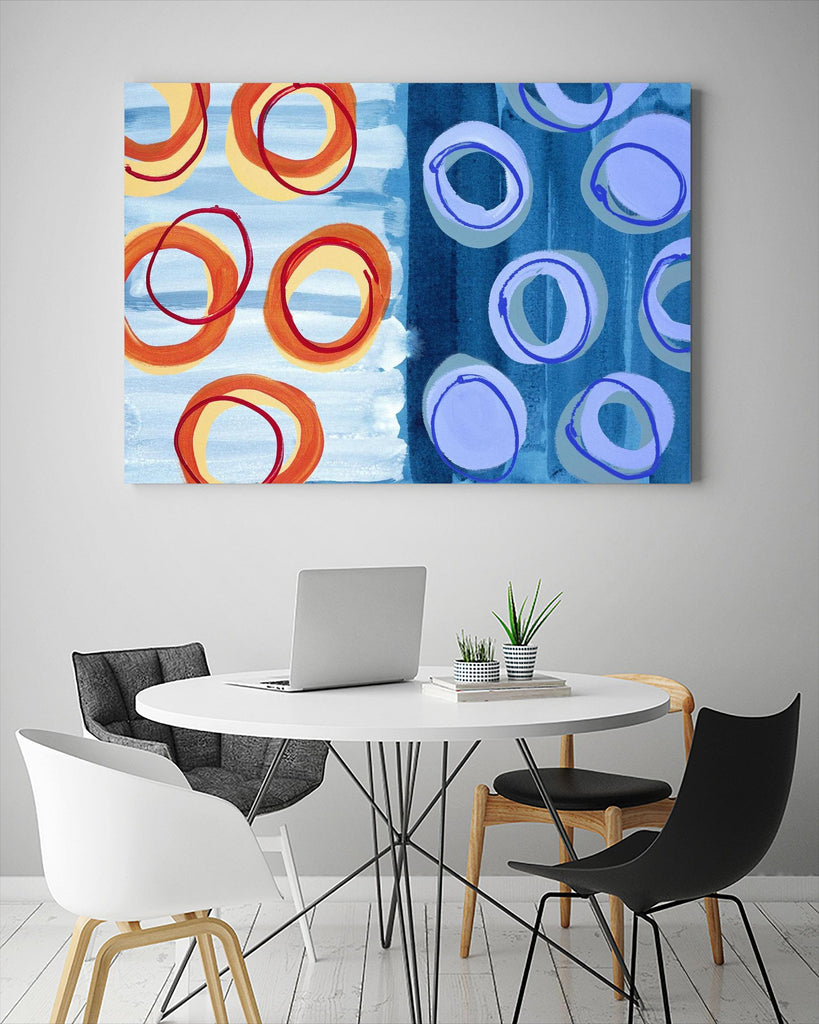 Pacific by Lee Crew on GIANT ART - orange abstract