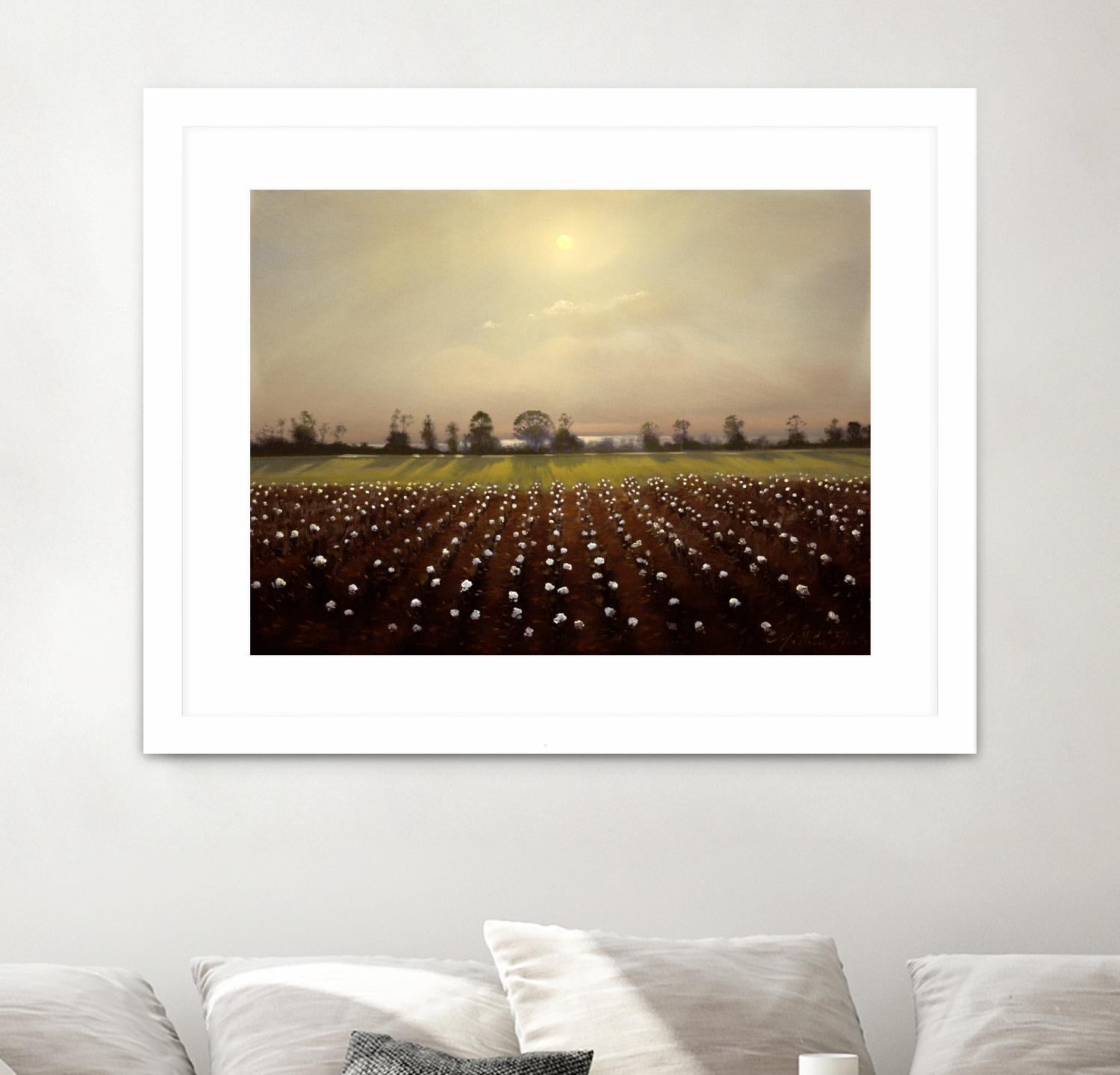 Parhelia: Cotton Field by Matthew Hasty on GIANT ART - green landscape