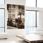 Comfortable Interior 1 by Dennis Carney on GIANT ART - brown architectural