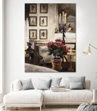 Comfortable Interior 1 by Dennis Carney on GIANT ART - brown architectural