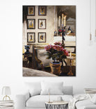 Comfortable Interior 1 by Dennis Carney on GIANT ART - brown architectural