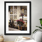 Comfortable Interior 1 by Dennis Carney on GIANT ART - brown architectural