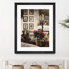 Comfortable Interior 1 by Dennis Carney on GIANT ART - brown architectural