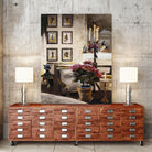 Comfortable Interior 1 by Dennis Carney on GIANT ART - brown architectural