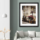 Comfortable Interior 1 by Dennis Carney on GIANT ART - brown architectural