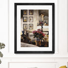 Comfortable Interior 1 by Dennis Carney on GIANT ART - brown architectural