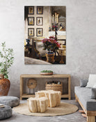 Comfortable Interior 1 by Dennis Carney on GIANT ART - brown architectural