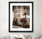 Comfortable Interior 1 by Dennis Carney on GIANT ART - brown architectural