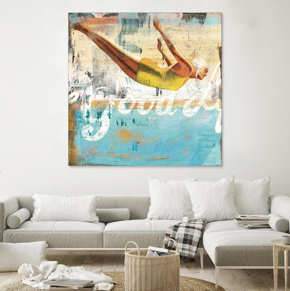 The Good Life by Cory Steffen on GIANT ART - yellow vintage