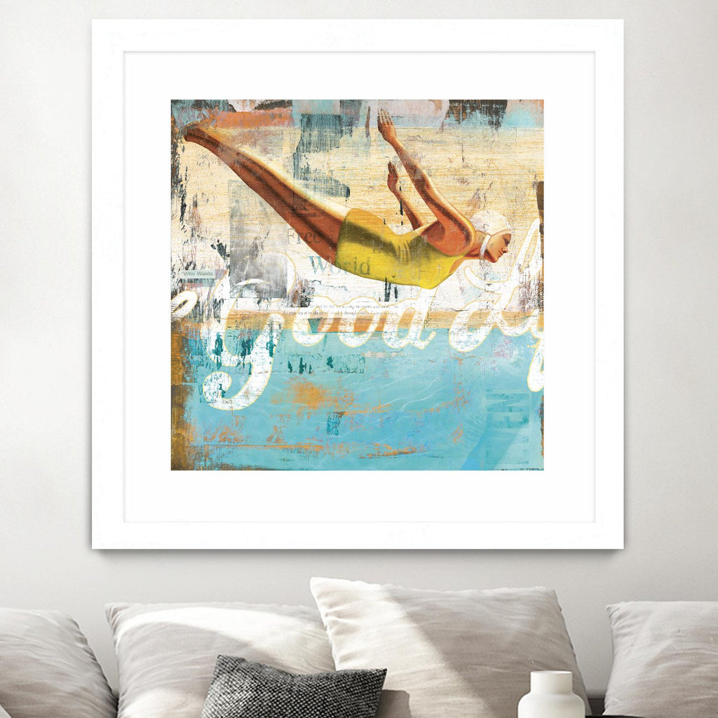 The Good Life by Cory Steffen on GIANT ART - yellow vintage