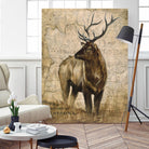 Native Spirit 2 by Elizabeth Hope on GIANT ART - beige animals