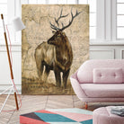 Native Spirit 2 by Elizabeth Hope on GIANT ART - beige animals