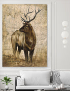 Native Spirit 2 by Elizabeth Hope on GIANT ART - beige animals