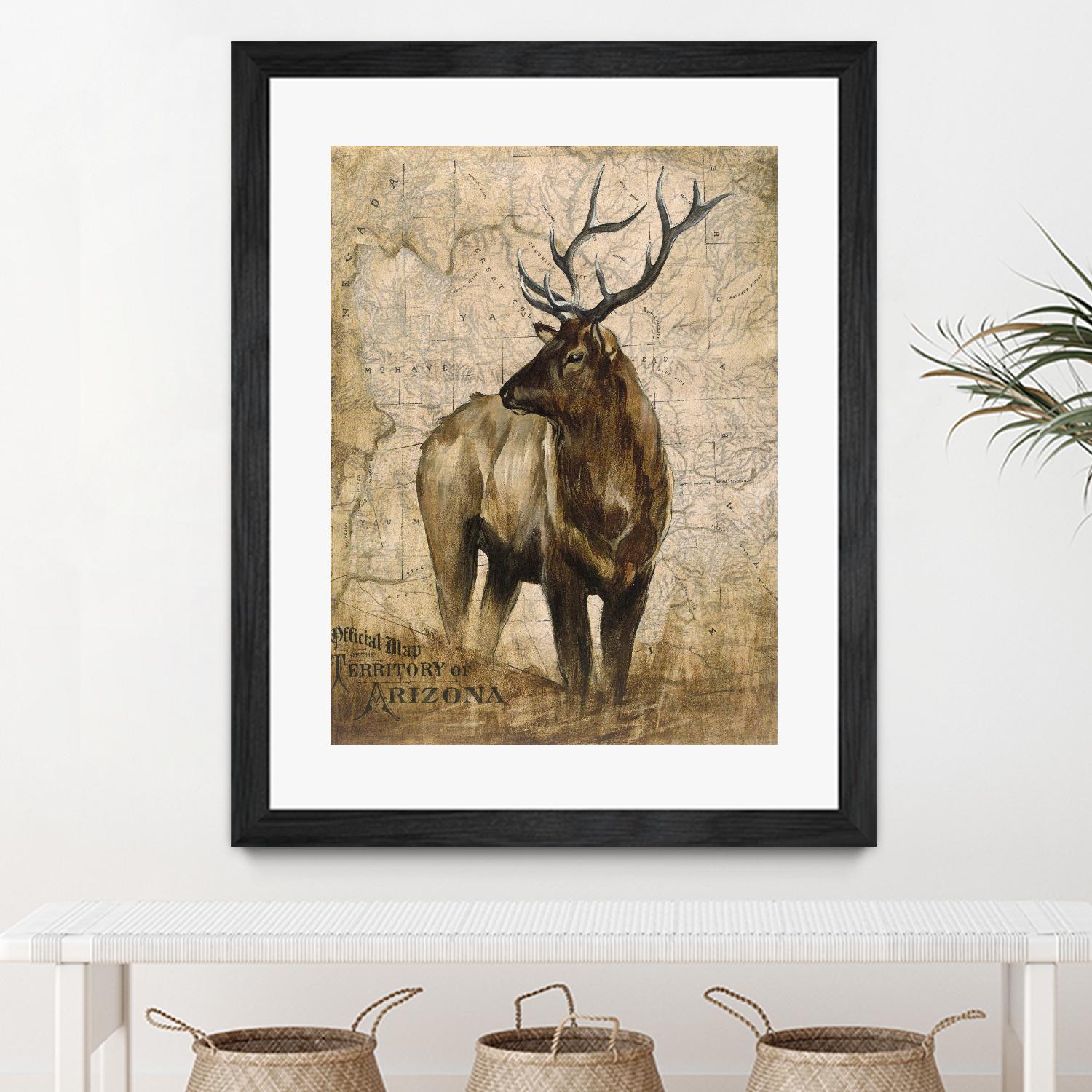 Native Spirit 2 by Elizabeth Hope on GIANT ART - beige animals