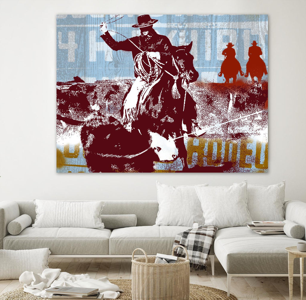 Americana 2 by JB Hall on GIANT ART - blue country look