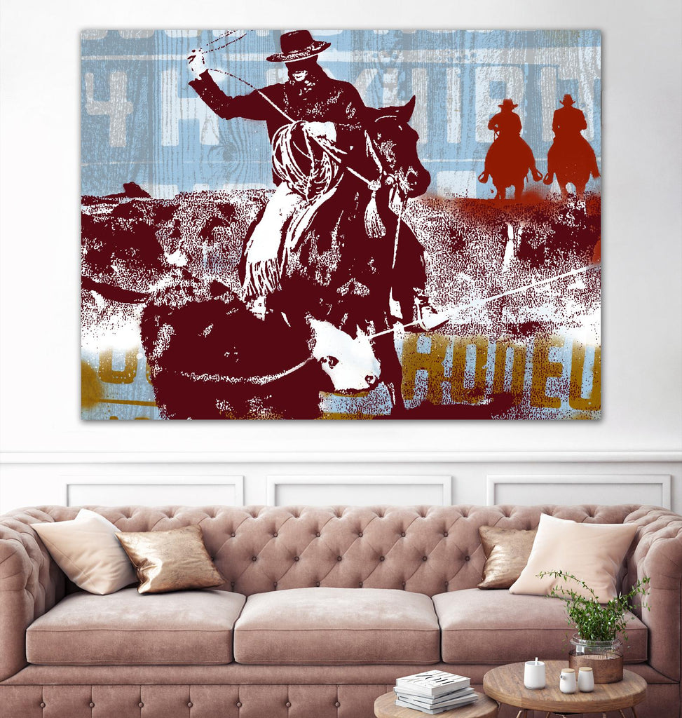 Americana 2 by JB Hall on GIANT ART - blue country look