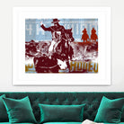 Americana 2 by JB Hall on GIANT ART - blue country look