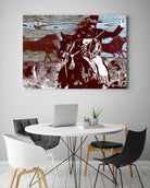 Americana 3 by JB Hall on GIANT ART - blue country look