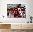 Americana 3 by JB Hall on GIANT ART - blue country look