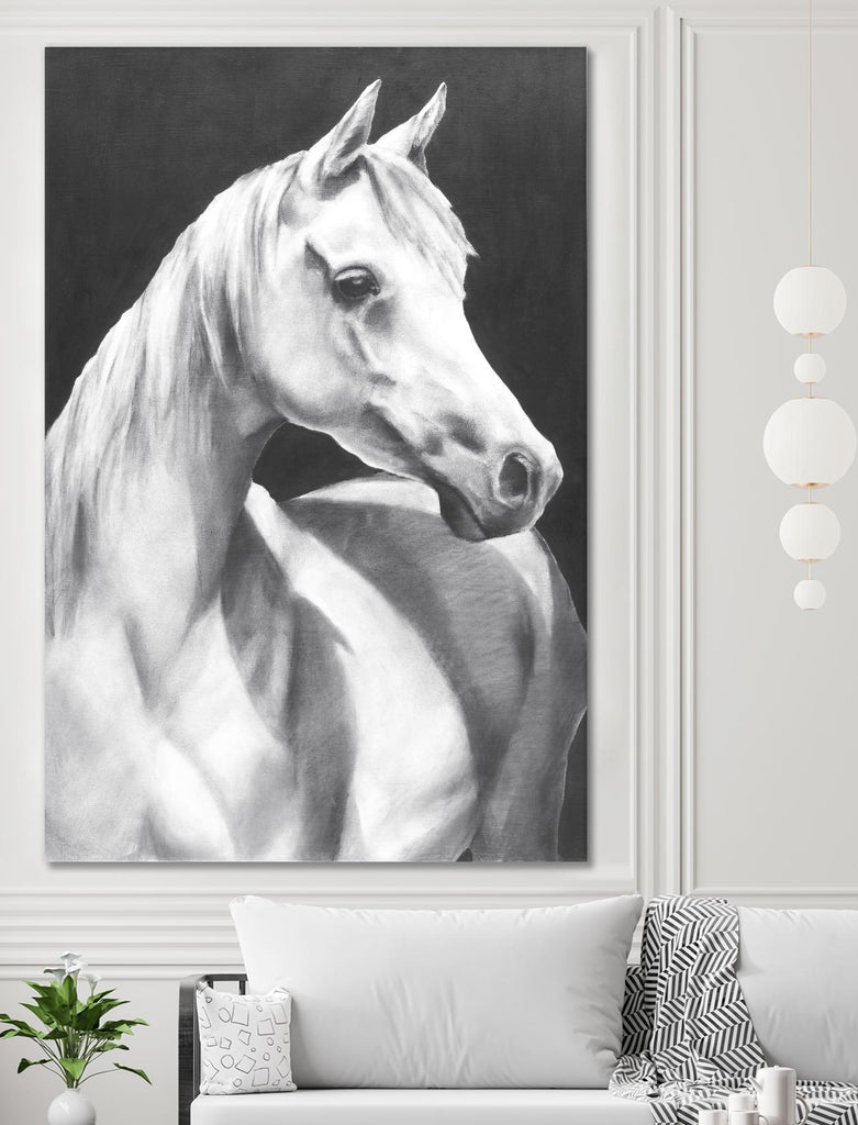Return To Me 1 by Sarah Helser on GIANT ART - white animals