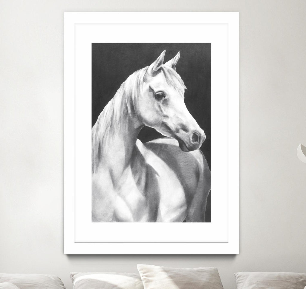 Return To Me 1 by Sarah Helser on GIANT ART - white animals