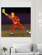 First Base Catch 2 by Robert Williamson on GIANT ART - yellow leisure