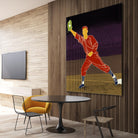 First Base Catch 2 by Robert Williamson on GIANT ART - yellow leisure