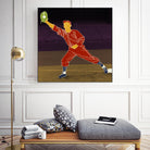 First Base Catch 2 by Robert Williamson on GIANT ART - yellow leisure