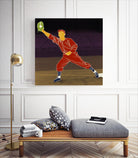 First Base Catch 2 by Robert Williamson on GIANT ART - yellow leisure