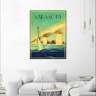 Sarasota by Stella Bradley on GIANT ART - yellow tropical
