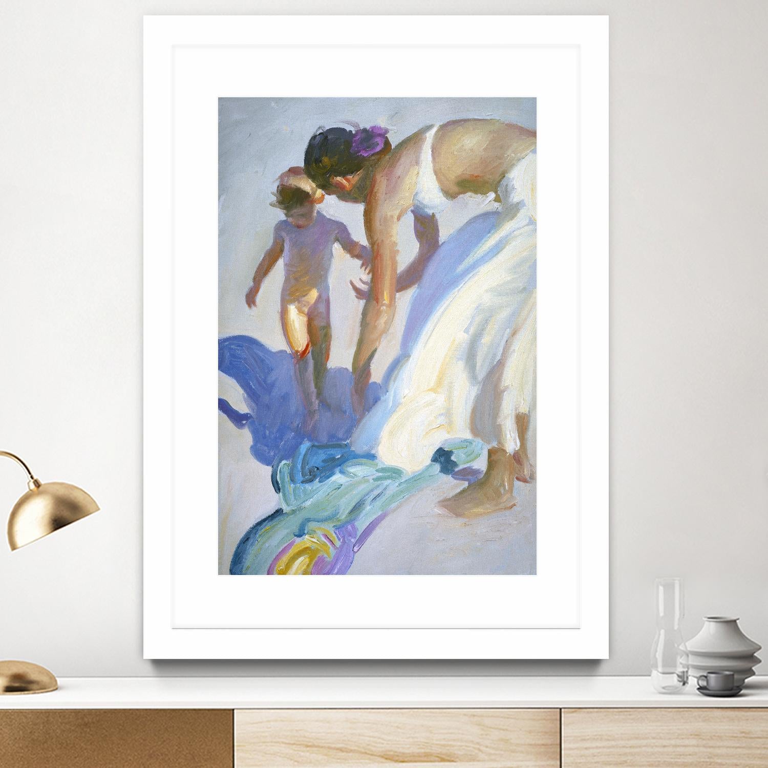 Guidance by John Asaro on GIANT ART - purple sea scene