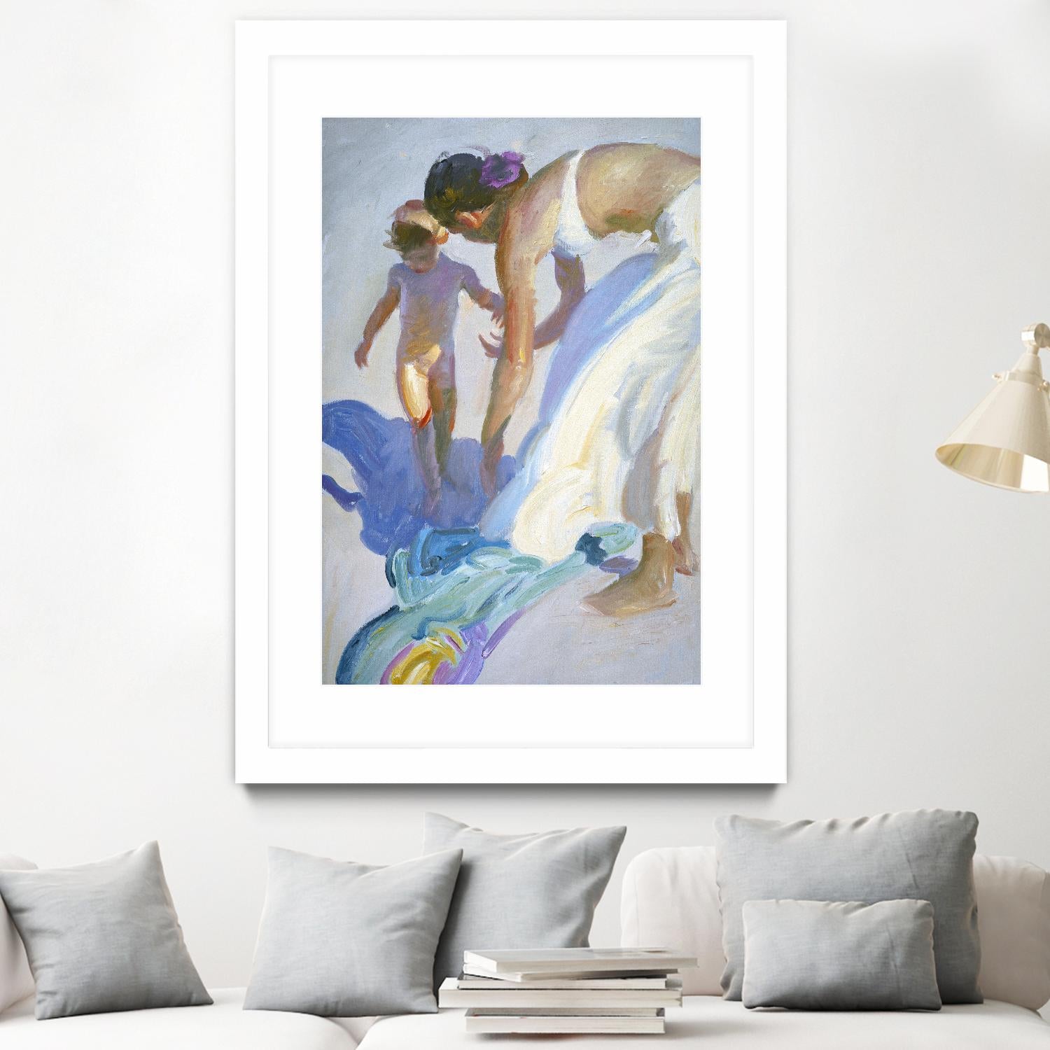 Guidance by John Asaro on GIANT ART - purple sea scene