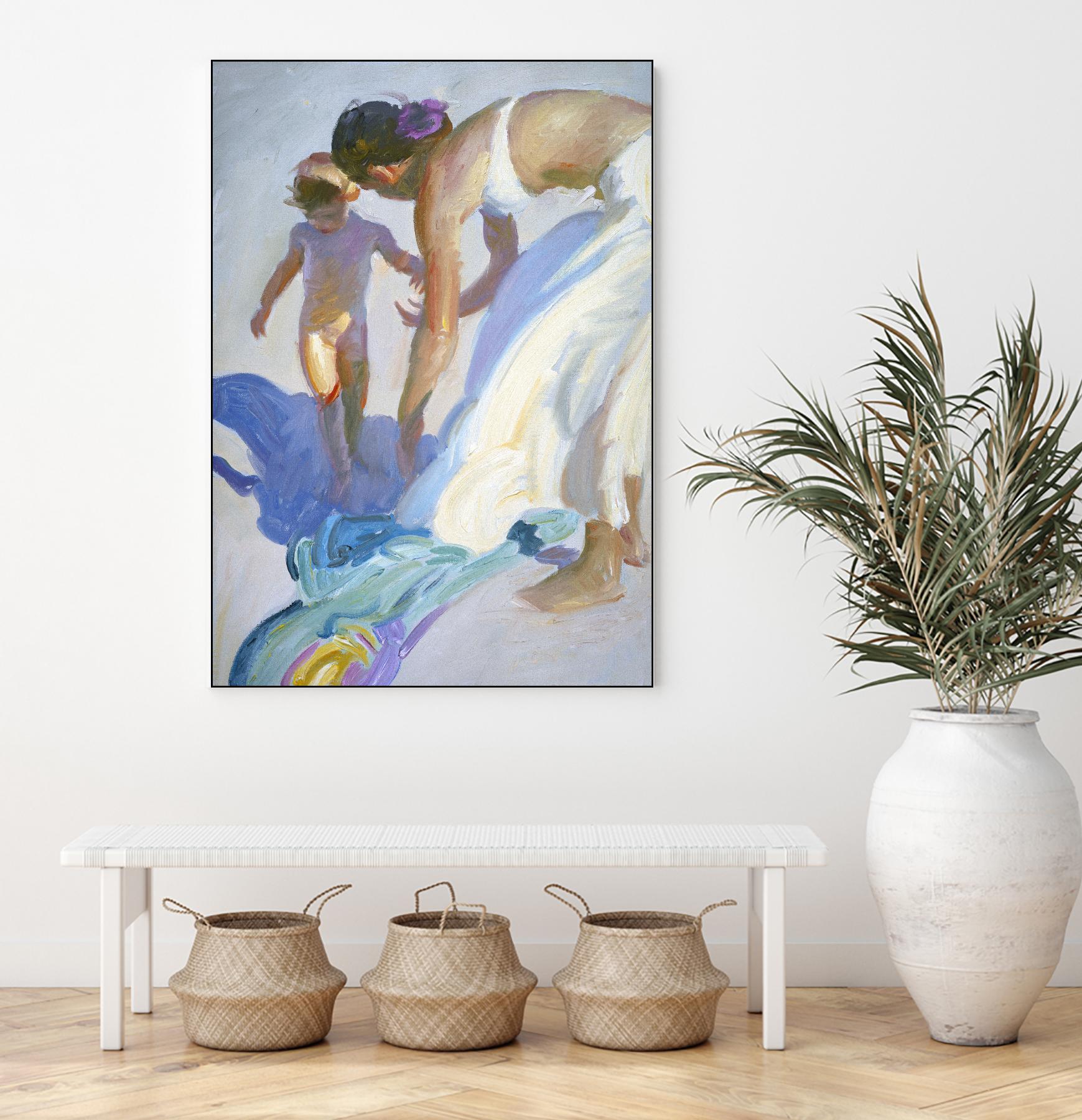 Guidance by John Asaro on GIANT ART - purple sea scene