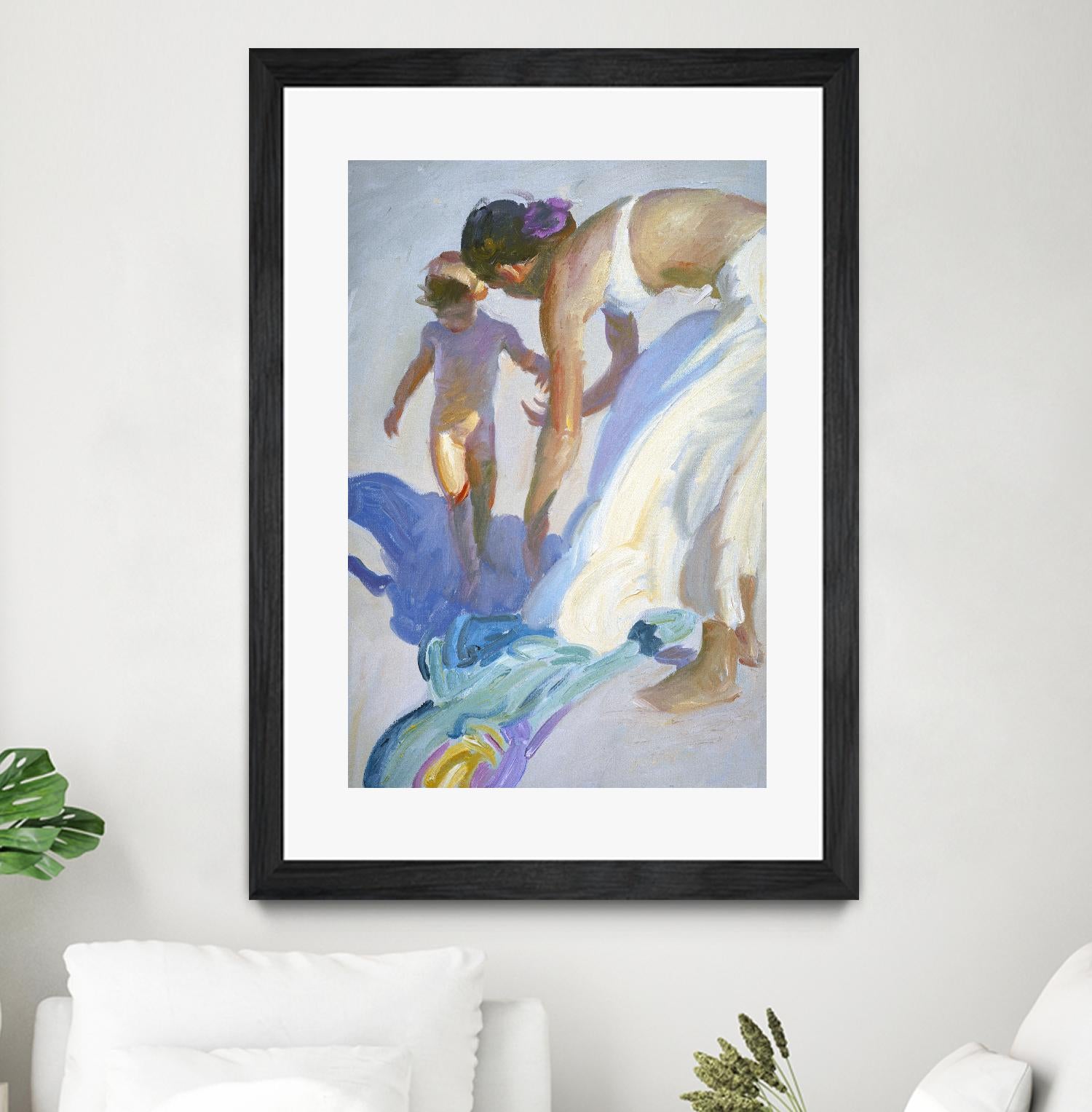 Guidance by John Asaro on GIANT ART - purple sea scene