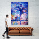 Fire Bird Reheasal by John Asaro on GIANT ART - blue music - dance