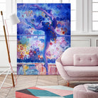 Fire Bird Reheasal by John Asaro on GIANT ART - blue music - dance