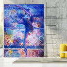 Fire Bird Reheasal by John Asaro on GIANT ART - blue music - dance