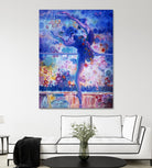 Fire Bird Reheasal by John Asaro on GIANT ART - blue music - dance