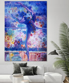 Fire Bird Reheasal by John Asaro on GIANT ART - blue music - dance