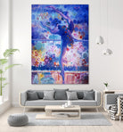 Fire Bird Reheasal by John Asaro on GIANT ART - blue music - dance