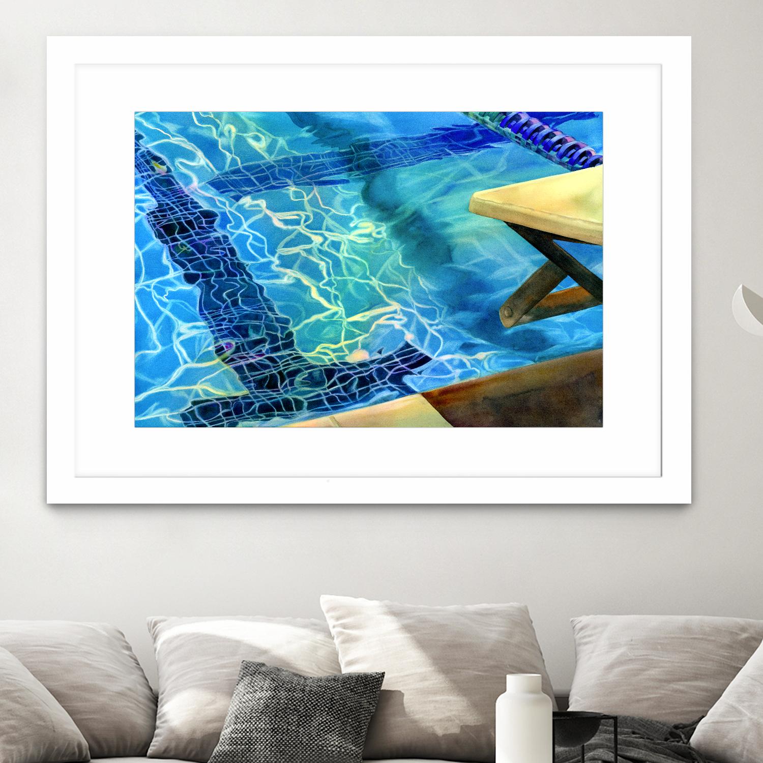 Between the Lanes by Terri Hill on GIANT ART - beige leisure