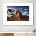 Red Mountain by Jamie Cook on GIANT ART - blue landscape